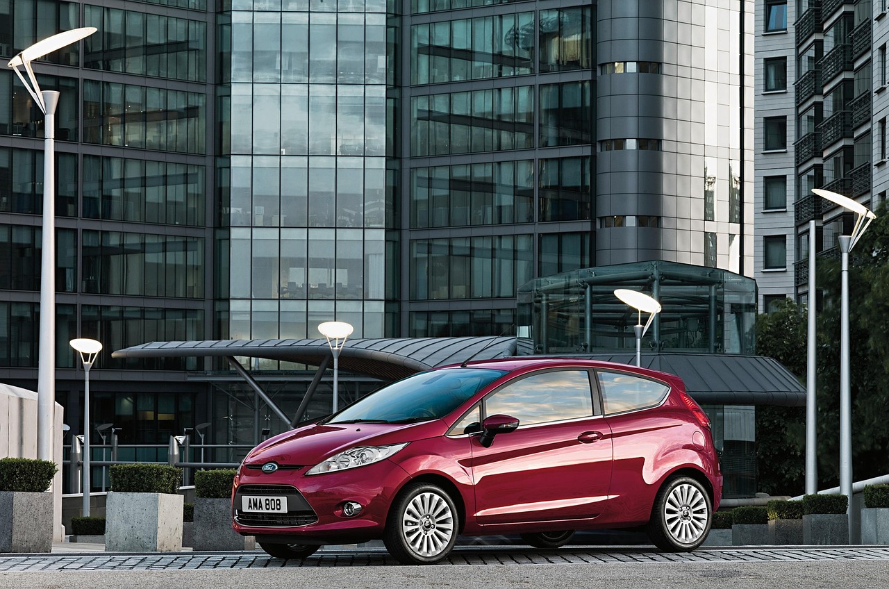 White Ford Fiesta 2016 manual